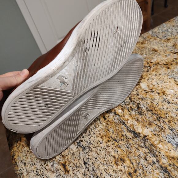 Lacoste Lerond 0320 1 CMA Leather Sneakers Lace Up Cma Brown/White Men's Sz 11.5 - Picture 8 of 12